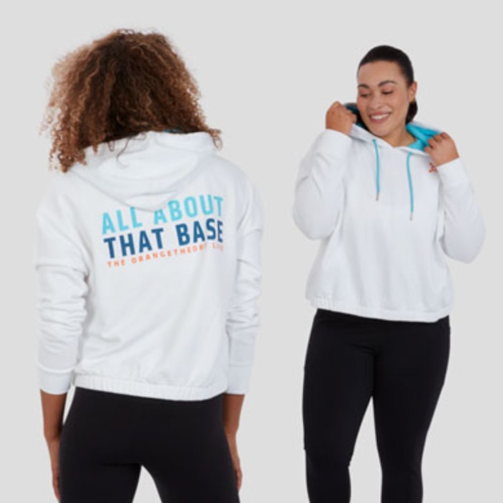 Orangetheory Fitness Women's Crop Sweatshirt All About That Base, Size XL